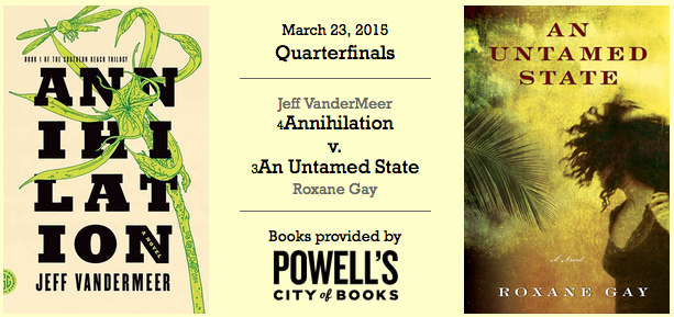 'Annihilation' vs. 'An Untamed State' cover art